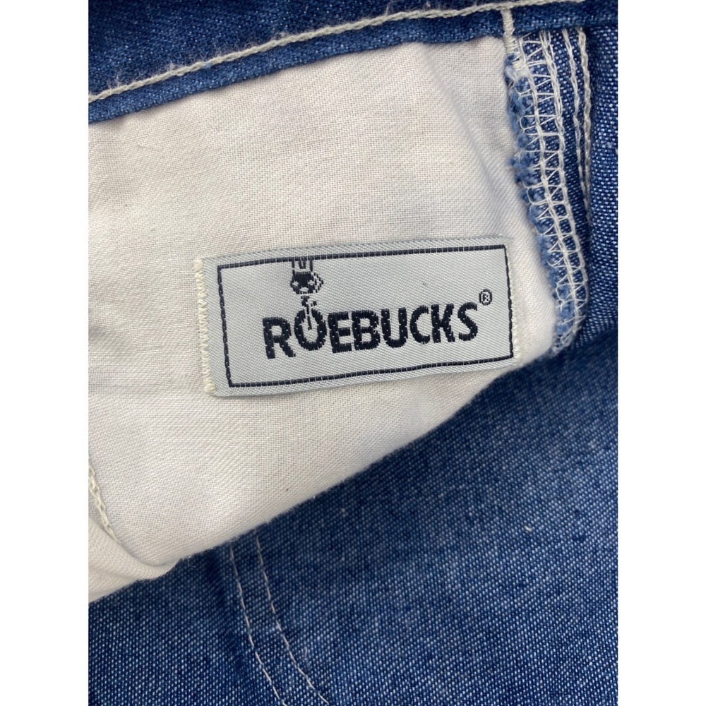Roebucks Carpenter Jeans 33x30 Blue Excellent Vintage Workwear Denim Pants - Picture 3 of 10